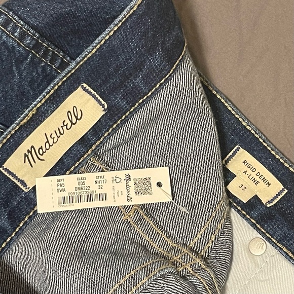 🎉HPx2🎉 Madewell Denim High-Waist Straight Mini Skirt. - Picture 6 of 6